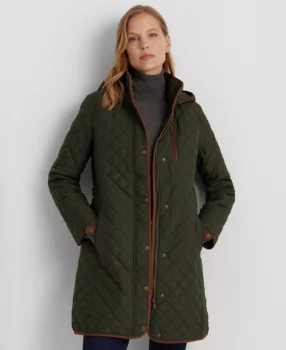 Lauren Ralph Lauren – Women’s Hooded Quilted Coat